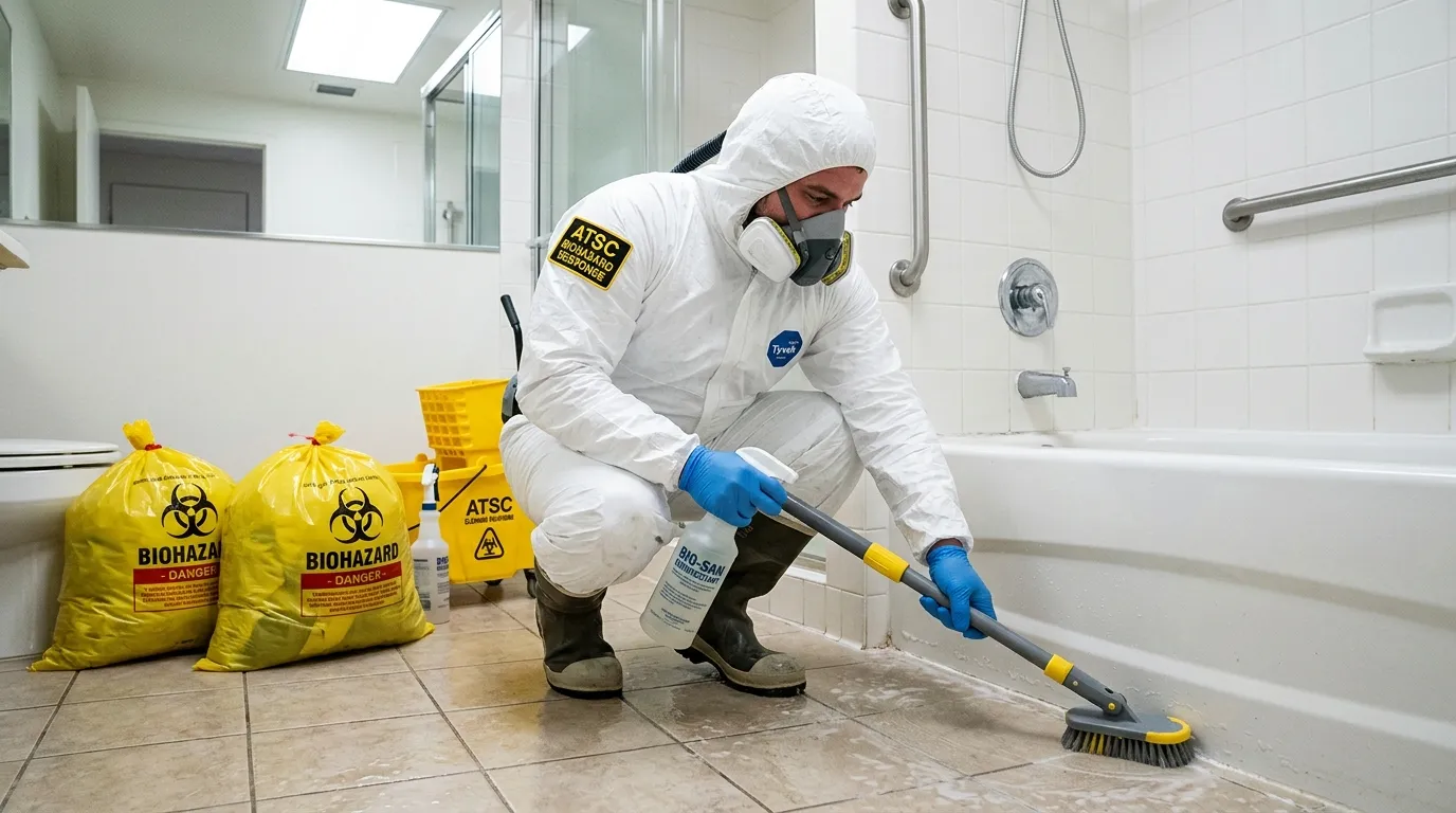 Decontamination equipment deployed for Blood Cleanup in Little Cottonwood Creek Valley